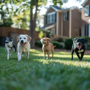 pet-friendly yard